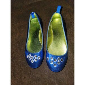 Gymboree color happy blue sparkle shoes size 11